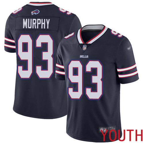 Youth Buffalo Bills #93 Trent Murphy Limited Navy Blue Inverted Legend NFL Jersey